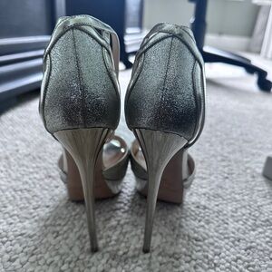 Jimmy Choo Silver High Heels